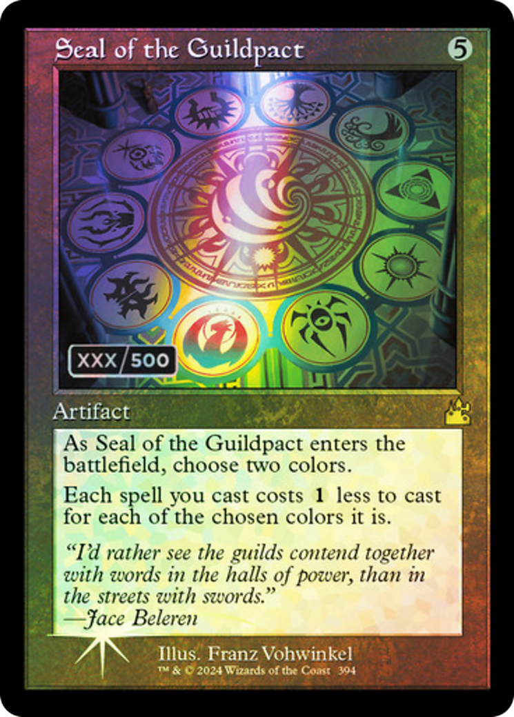 Seal of the Guildpact (RVR-394) - Ravnica Remastered Foil