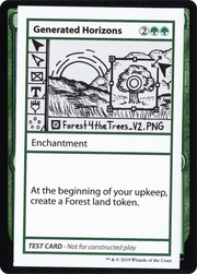 Generated Horizons (CMB1-075) - Mystery Booster Playtest Cards 2021