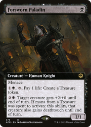Forsworn Paladin (AFR-375) - Adventures in the Forgotten Realms: (Extended Art)