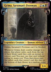 Gríma, Saruman's Footman (LTC-464) - Tales of Middle-earth Commander: (Showcase)