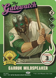 Garruk Wildspeaker // Garruk Wildspeaker (SLD-1457) - Secret Lair Drop: (Full Art) (Borderless)