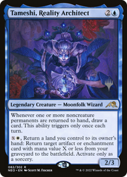 Tameshi, Reality Architect (PPNEO-82P) - Kamigawa: Neon Dynasty Promos Foil