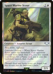 Space Marine Scout (40K-015) - Warhammer 40,000 Commander Foil