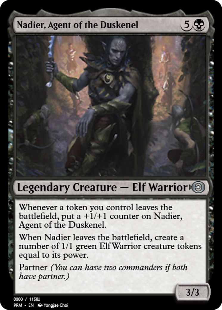 Nadier, Agent of the Duskenel (PRM-86294) - Magic Online Promos