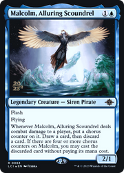Malcolm, Alluring Scoundrel (PRE-063) - The Lost Caverns of Ixalan Promos Foil