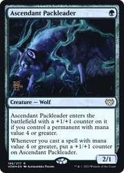 Ascendant Packleader (PRE-186S) - Innistrad: Crimson Vow Promos Foil
