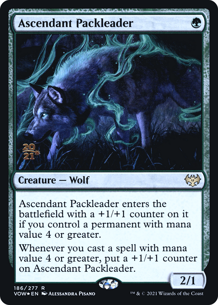 Ascendant Packleader (PRE-186S) - Innistrad: Crimson Vow Promos Foil