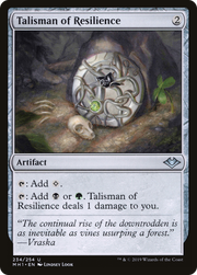 Talisman of Resilience (MH1-234) - Modern Horizons Foil