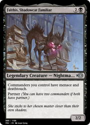 Falthis, Shadowcat Familiar (PRM-86250) - Magic Online Promos Foil