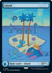 Island (SLD-1383) - Secret Lair Drop: (Full Art) Foil