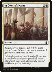 In Oketra's Name (AKH-019) - Amonkhet Foil