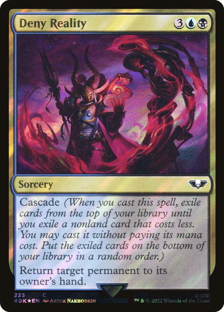 Deny Reality (40K-223) - Warhammer 40,000 Commander Foil