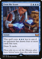 Even the Score (PPSNC-42P) - Streets of New Capenna Promos Foil