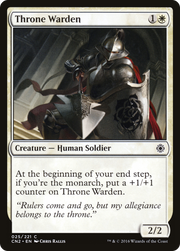 Throne Warden (CN2-025) - Conspiracy: Take the Crown Foil