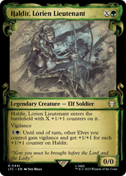 Haldir, Lórien Lieutenant (LTC-441) - Tales of Middle-earth Commander: (Showcase) Foil
