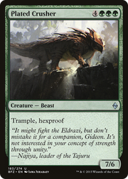 Plated Crusher (BFZ-183) - Battle for Zendikar