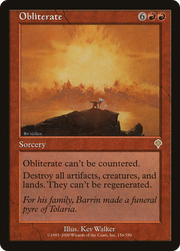 Obliterate (INV-156) - Invasion Foil