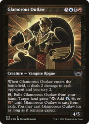 Glamorous Outlaw (SNC-374) - Streets of New Capenna: (Showcase) Foil