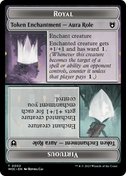 Royal // Virtuous (TWOC-002) - Wilds of Eldraine Commander Tokens Foil