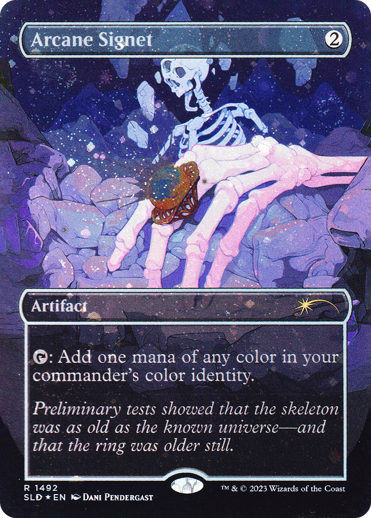Arcane Signet (SLD-1492) - Secret Lair Drop (Borderless) Foil