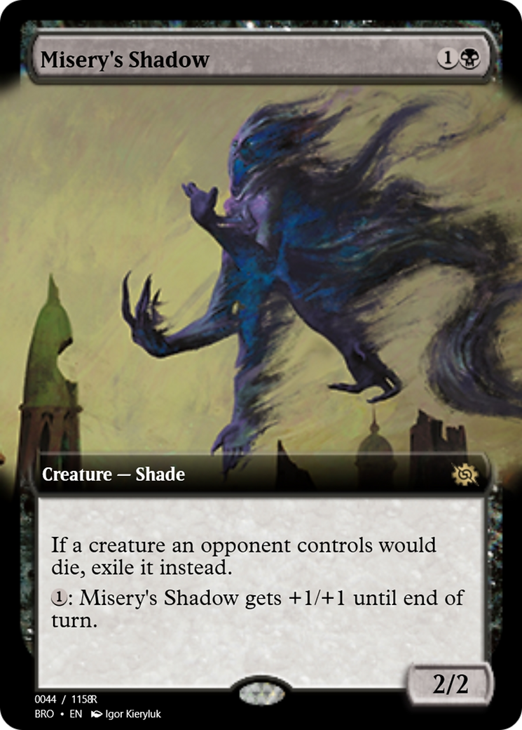 Misery's Shadow (PRM-105696) - Magic Online Promos