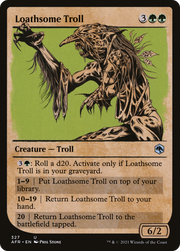 Loathsome Troll (AFR-327) - Adventures in the Forgotten Realms: (Showcase)
