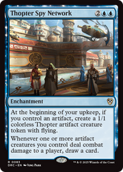 Thopter Spy Network (DRC-083) - Commander: Aetherdrift: (enchantment)