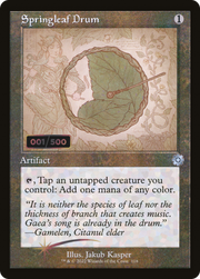 Springleaf Drum (BRR-118Z) - The Brothers' War Retro Artifacts Foil