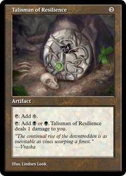 Talisman of Resilience (PRM-91391) - Magic Online Promos Foil