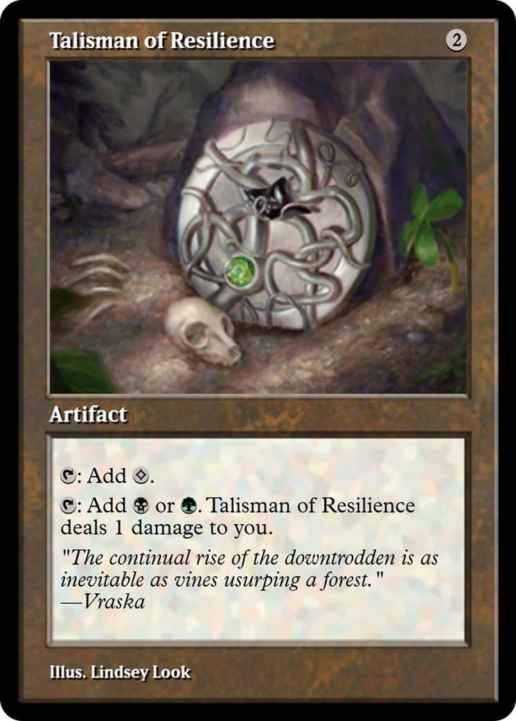 Talisman of Resilience (PRM-91391) - Magic Online Promos Foil