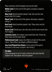Roll for Initiative // Roll for Initiative (cont'd) (MCLB-001) - Commander Legends: Battle for Baldur's Gate Minigames Foil