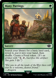Many Partings (LTR-176) - The Lord of the Rings: Tales of Middle-earth Foil