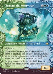 Clement, the Worrywort (BLB-329) - Bloomburrow: (Showcase) (Borderless) Foil
