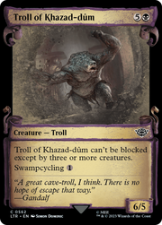 Troll of Khazad-dûm (LTR-562) - The Lord of the Rings: Tales of Middle-earth: (Showcase) Foil