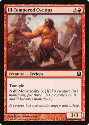Ill-Tempered Cyclops (THS-125) - Theros Foil