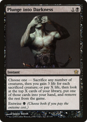 Plunge into Darkness (5DN-057) - Fifth Dawn Foil