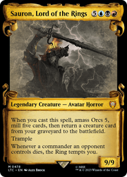 Sauron, Lord of the Rings (LTC-478) - Tales of Middle-earth Commander: (Showcase)