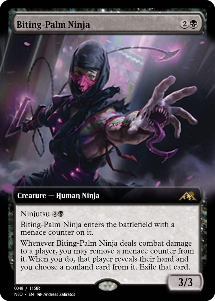 Biting-Palm Ninja (PRM-97961) - Magic Online Promos Foil