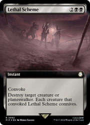 Lethal Scheme (PIP-992) - Fallout: (Extended Art) Foil