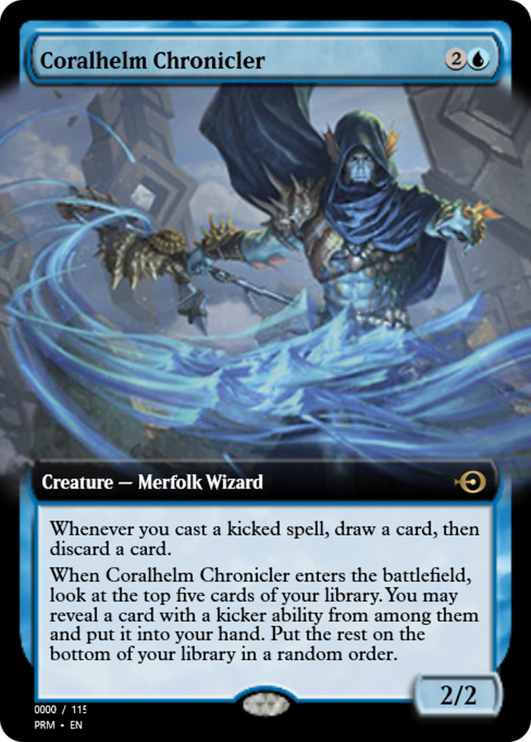 Coralhelm Chronicler (PRM-83748) - Magic Online Promos