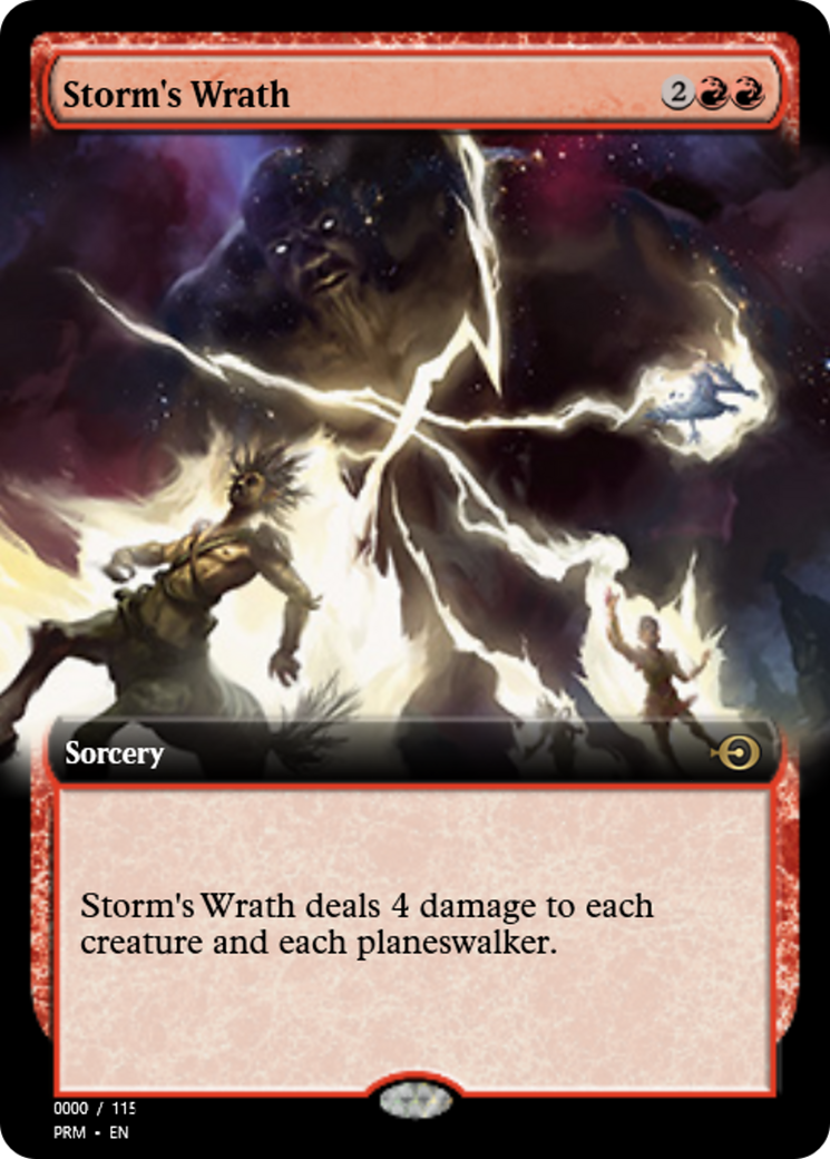 Storm's Wrath (PRM-79929) - Magic Online Promos Foil