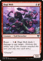 Hagi Mob (KHM-140) - Kaldheim Foil