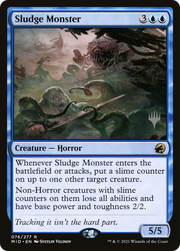 Sludge Monster (PPMID-076) - Innistrad: Midnight Hunt Promos