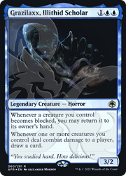Grazilaxx, Illithid Scholar (AFR&-60A) - Adventures in the Forgotten Realms Promos Foil