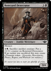 Boneyard Desecrator (OTJ-081) - Outlaws of Thunder Junction Foil