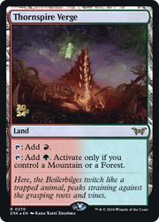 Thornspire Verge (PRE-270) - Duskmourn: House of Horror Promos Foil