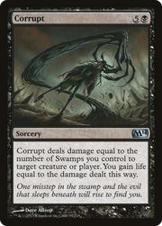 Corrupt (M14-091) - Magic 2014 Foil