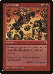 Aftershock (LIST-TMP-160) - The List