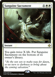 Sanguine Sacrament (PRE-033) - Ixalan Promos Foil