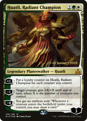 Huatli, Radiant Champion (PRE-159S) - Rivals of Ixalan Promos Foil